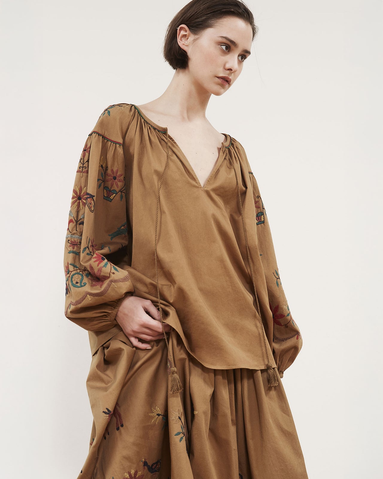 Hansel Blouse - Khaki - Image 3