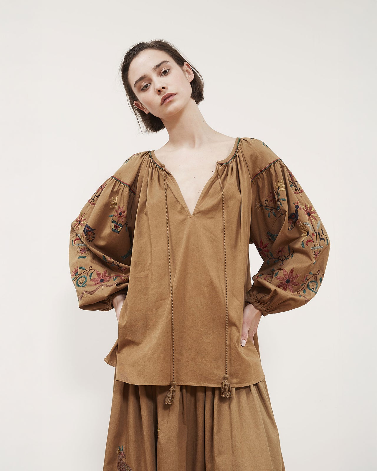 Hansel Blouse - Khaki - Image 4
