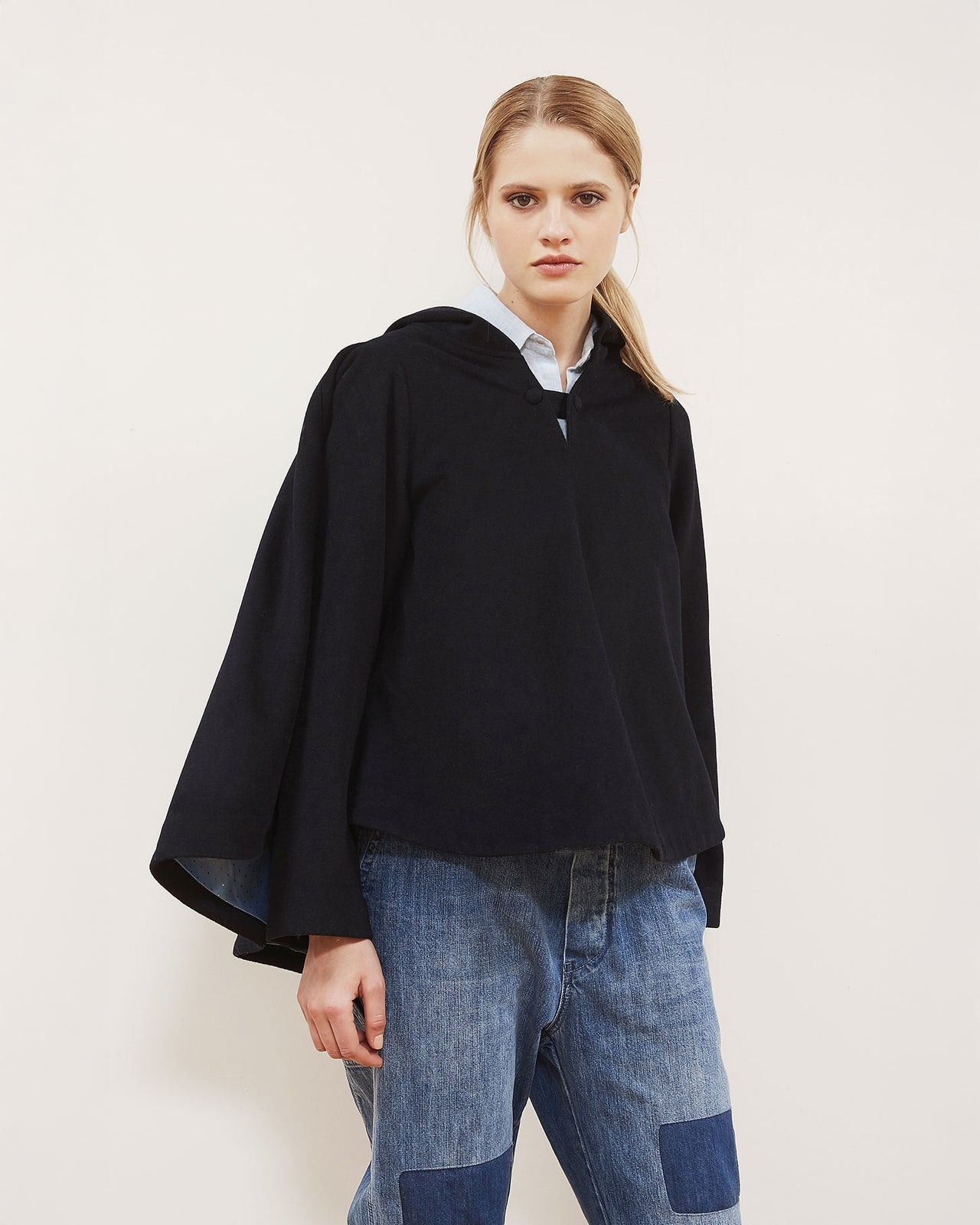 Helois Coat - Navy Blue - Image 3