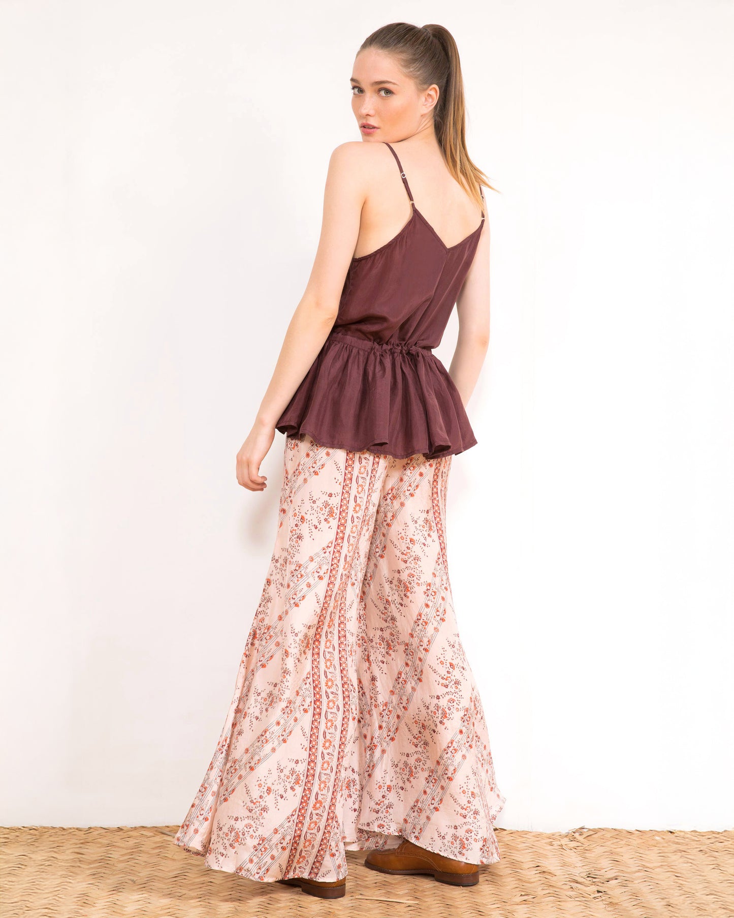 Elvira Top - Cognac