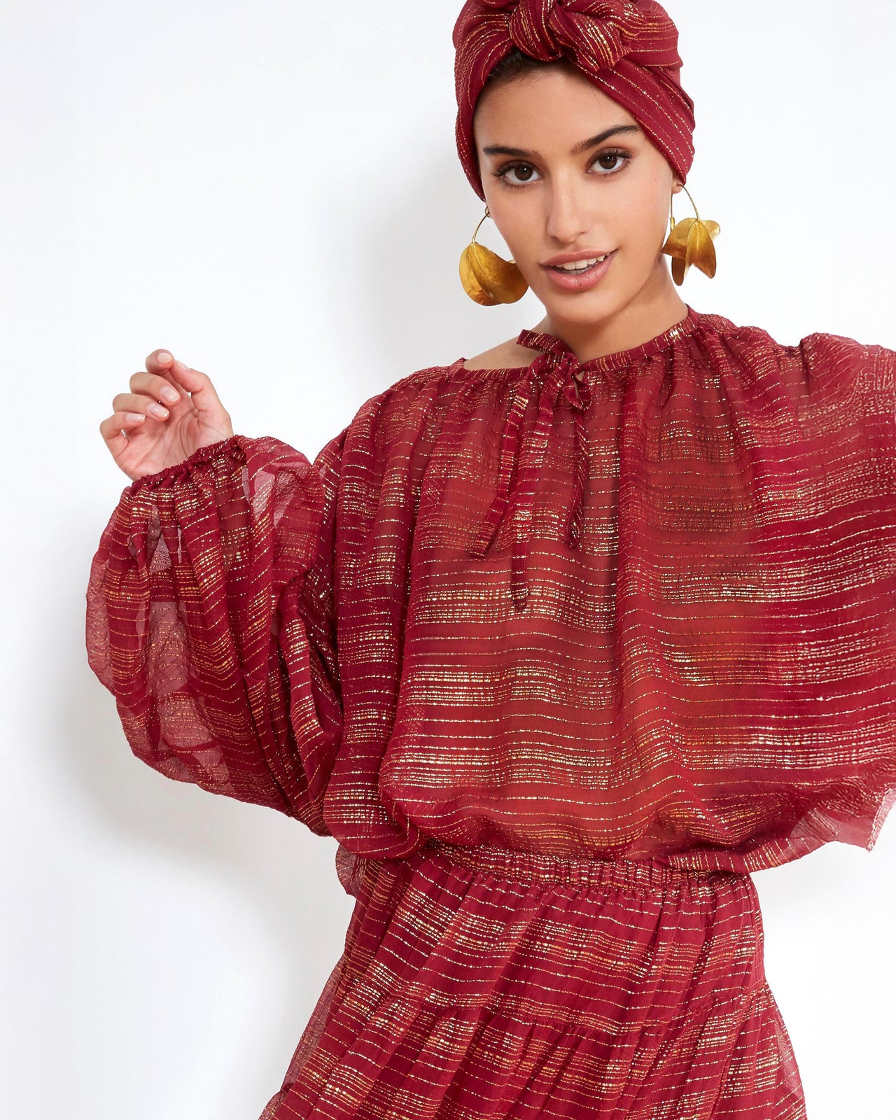 Esteban Blouse - Red - Image 1