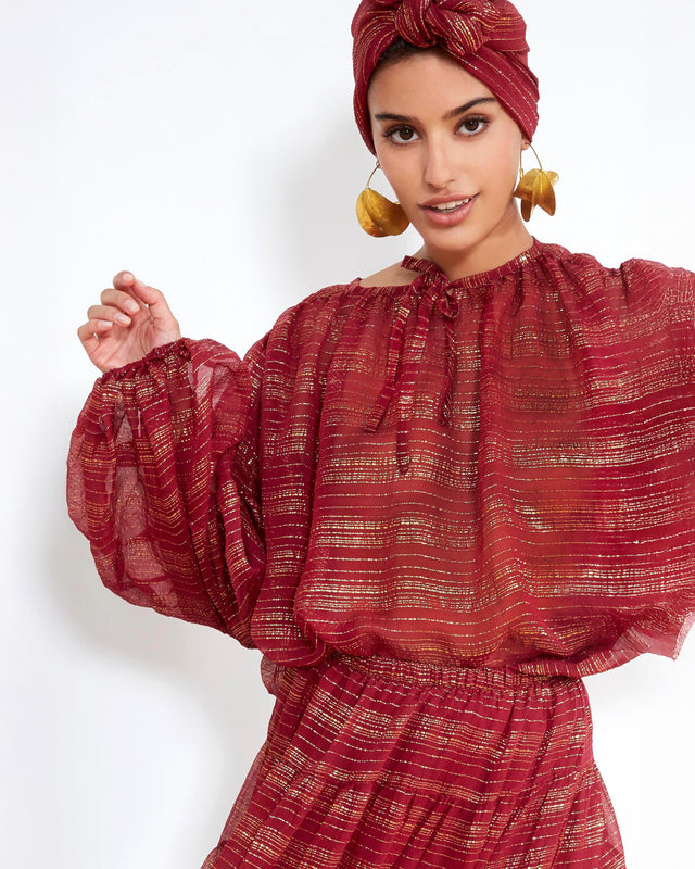 Esteban Blouse - Red - Image 1