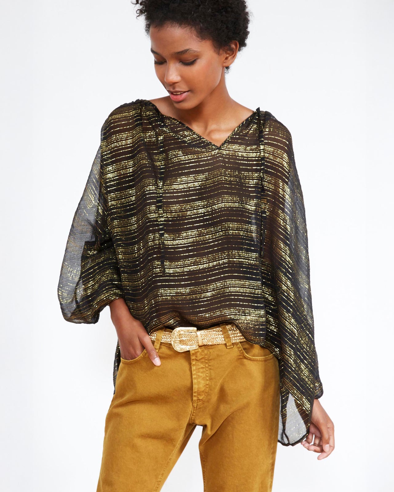 Esteban Blouse - Black - Image 2