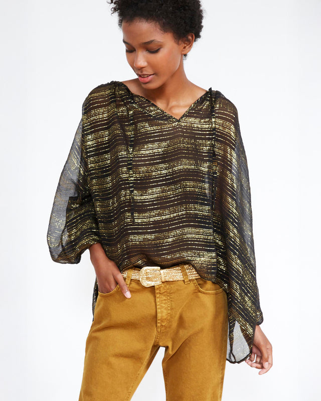 Esteban Blouse - Black - Image 2