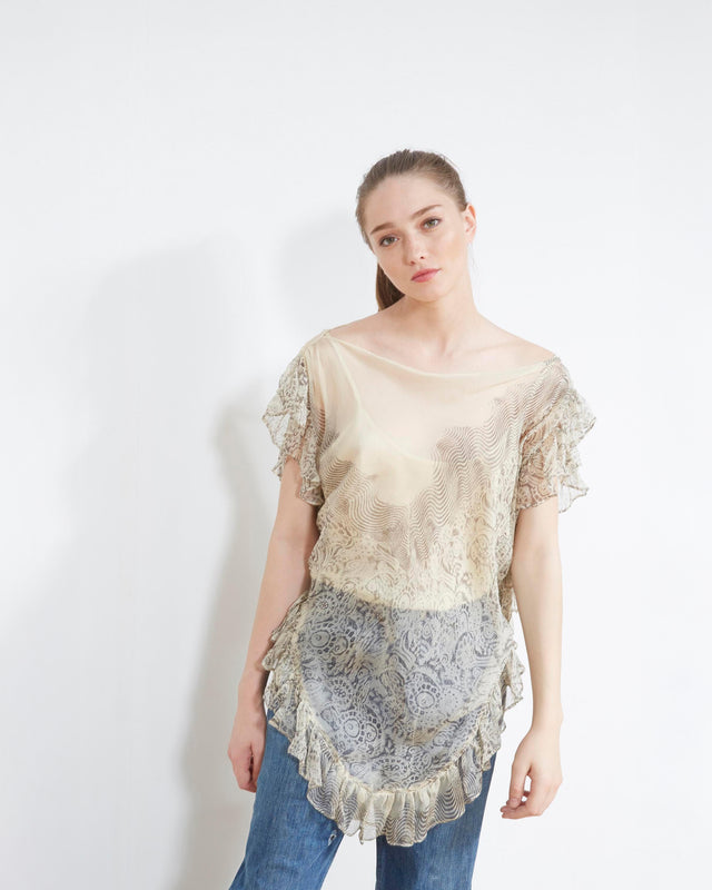 Lily Top - Ecru - Image 3