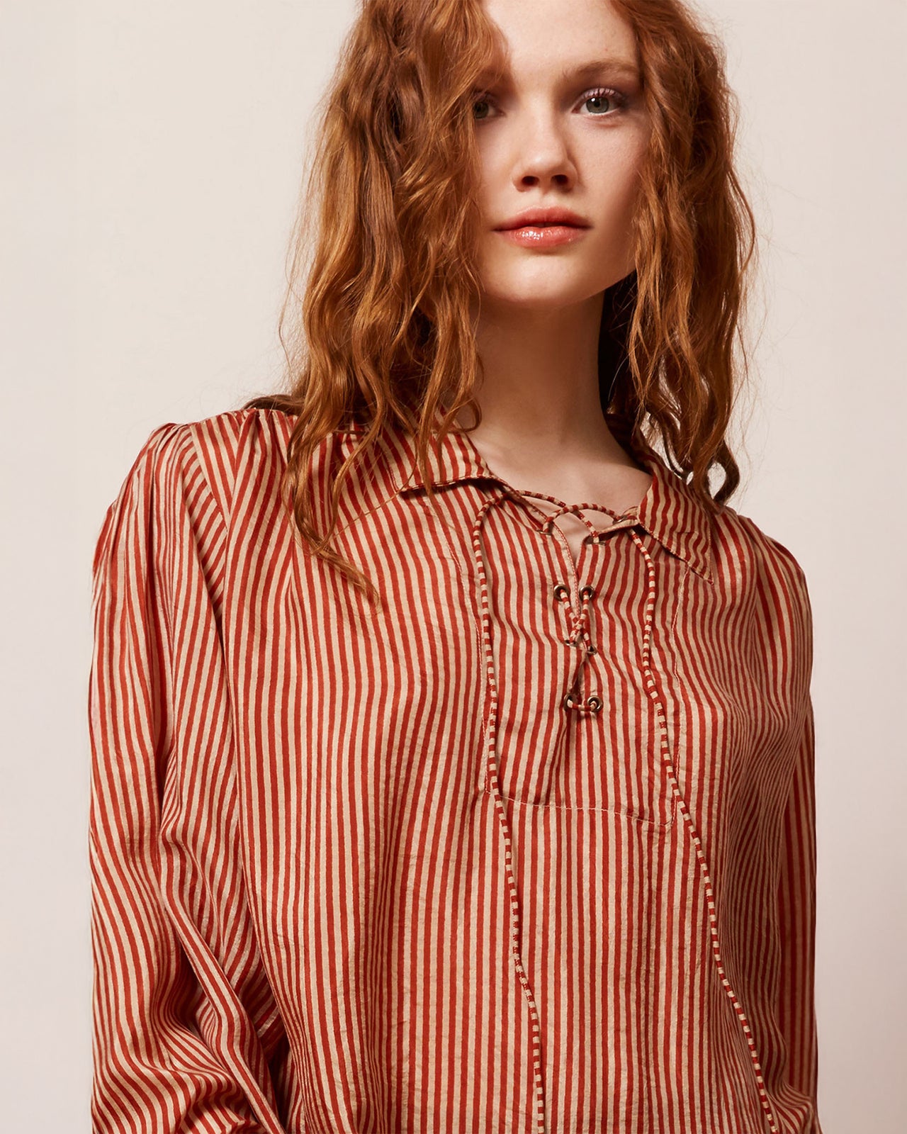 Bartholome Blouse - Red - Image 3