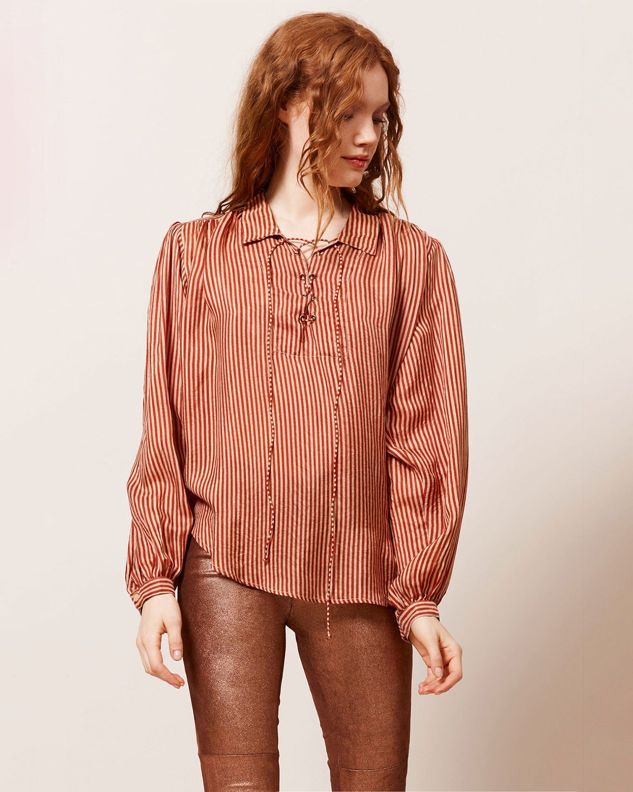 Bartholome Blouse - Red - Image 2