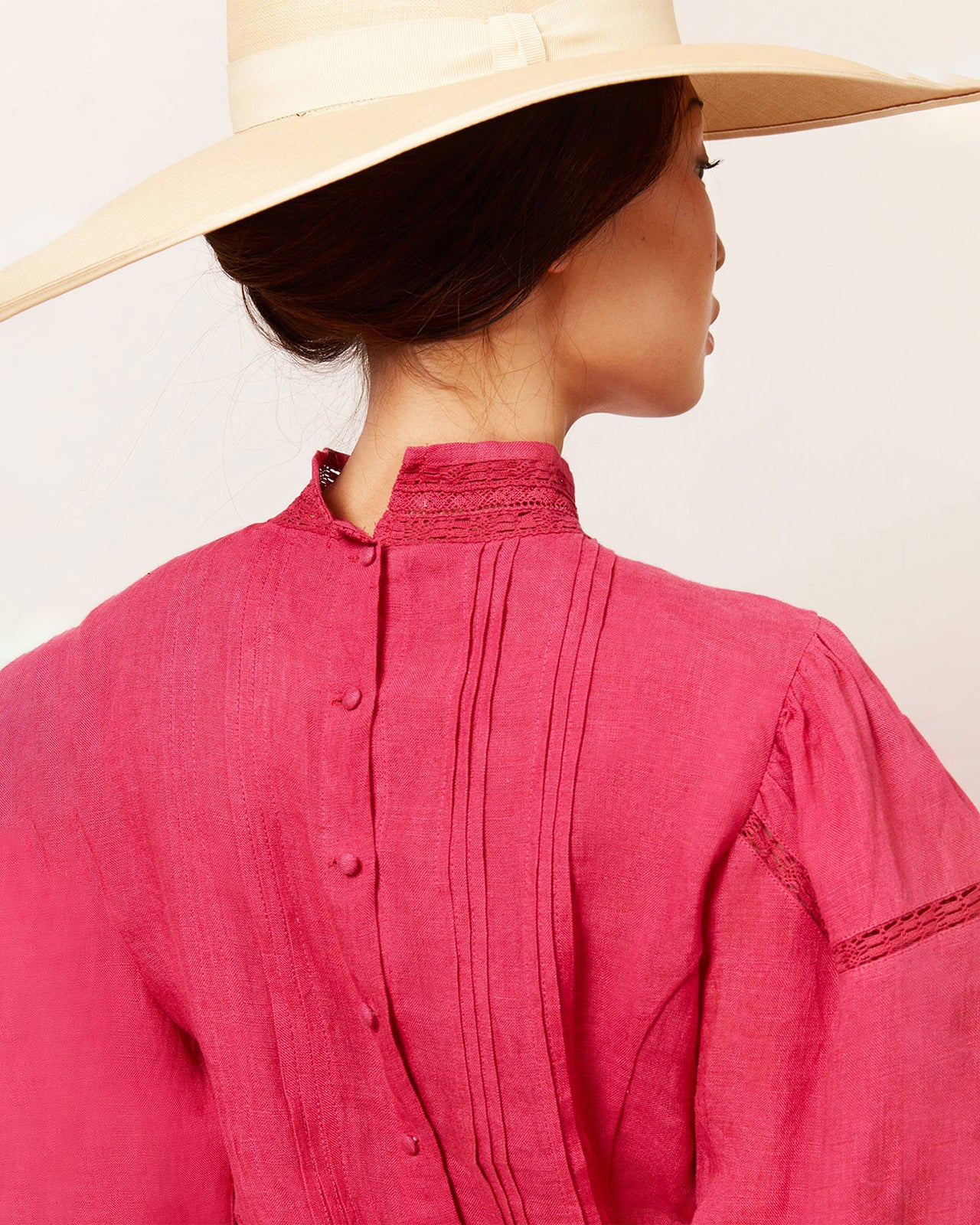 Byrds Blouse - Fuchsia - Image 5