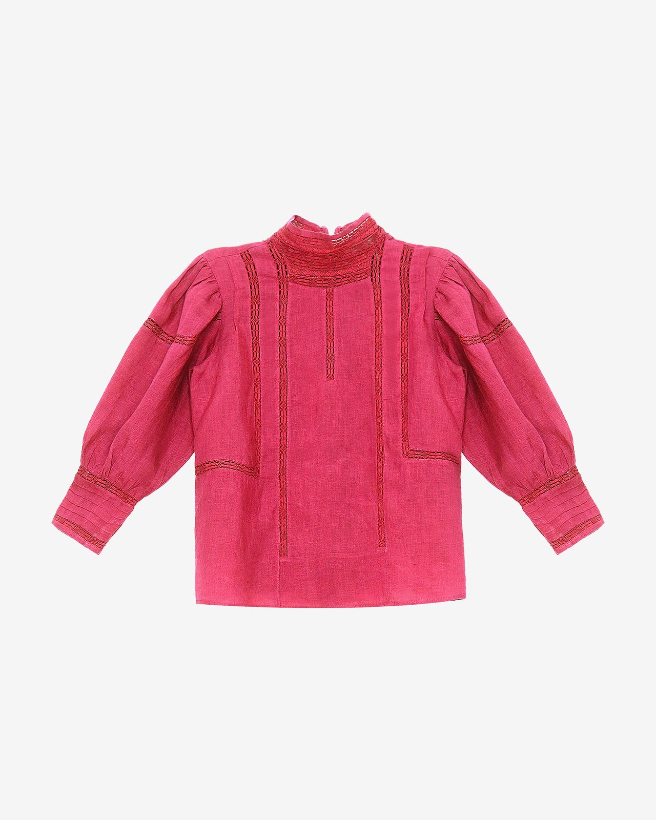 Byrds Blouse - Fuchsia - Image 7