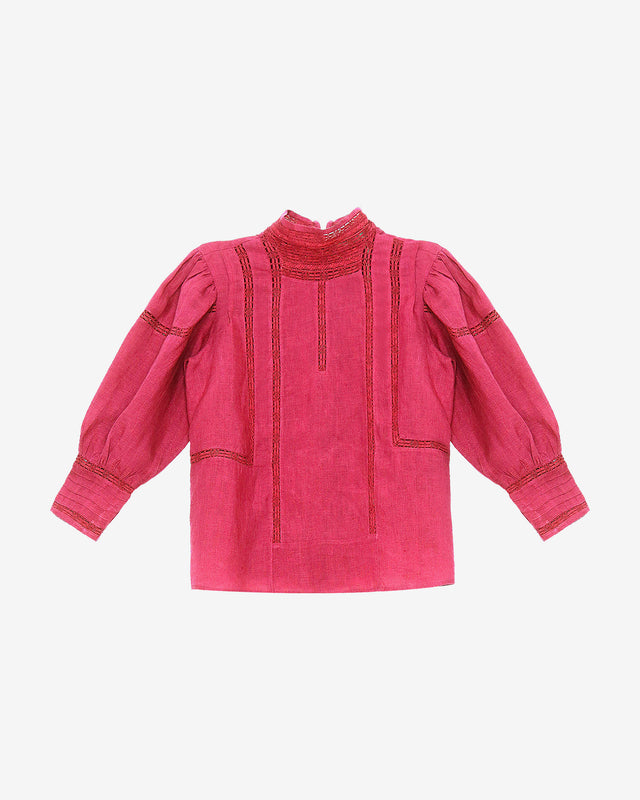 Blouse Byrds - Fuchsia - Dernière image
