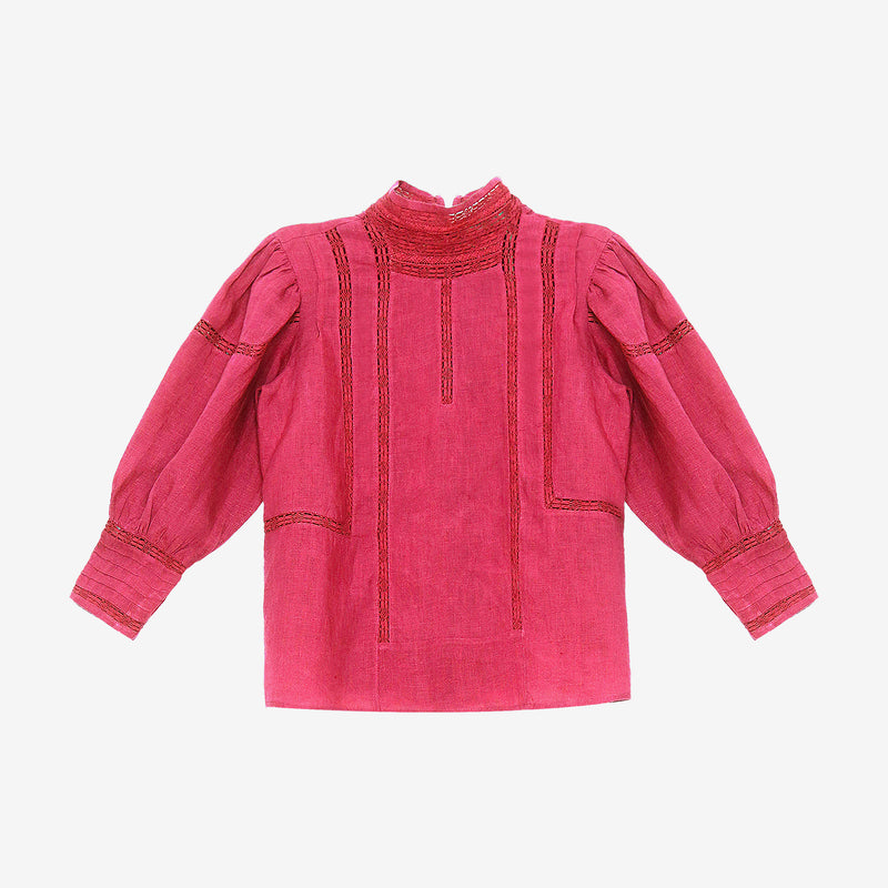 Byrds Blouse - Fuchsia