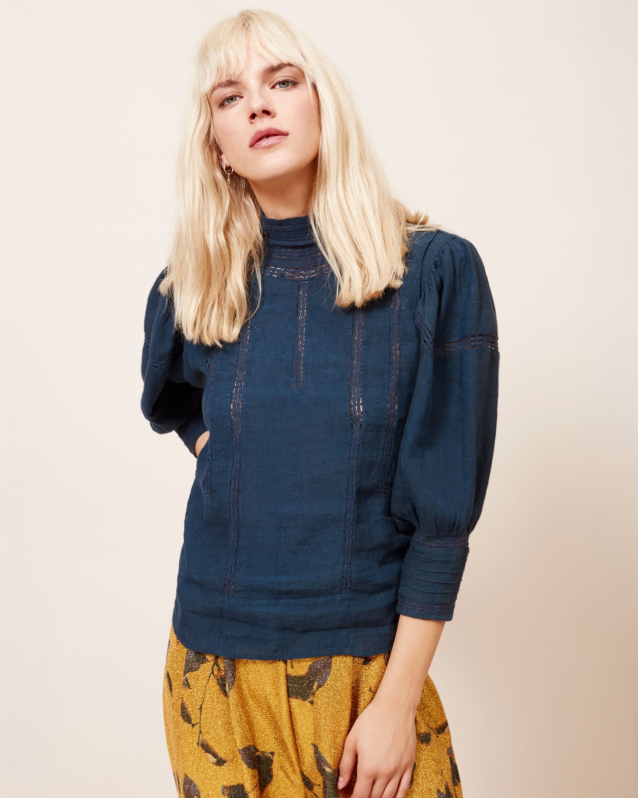 Blouse Byrds - Indigo - Image 5