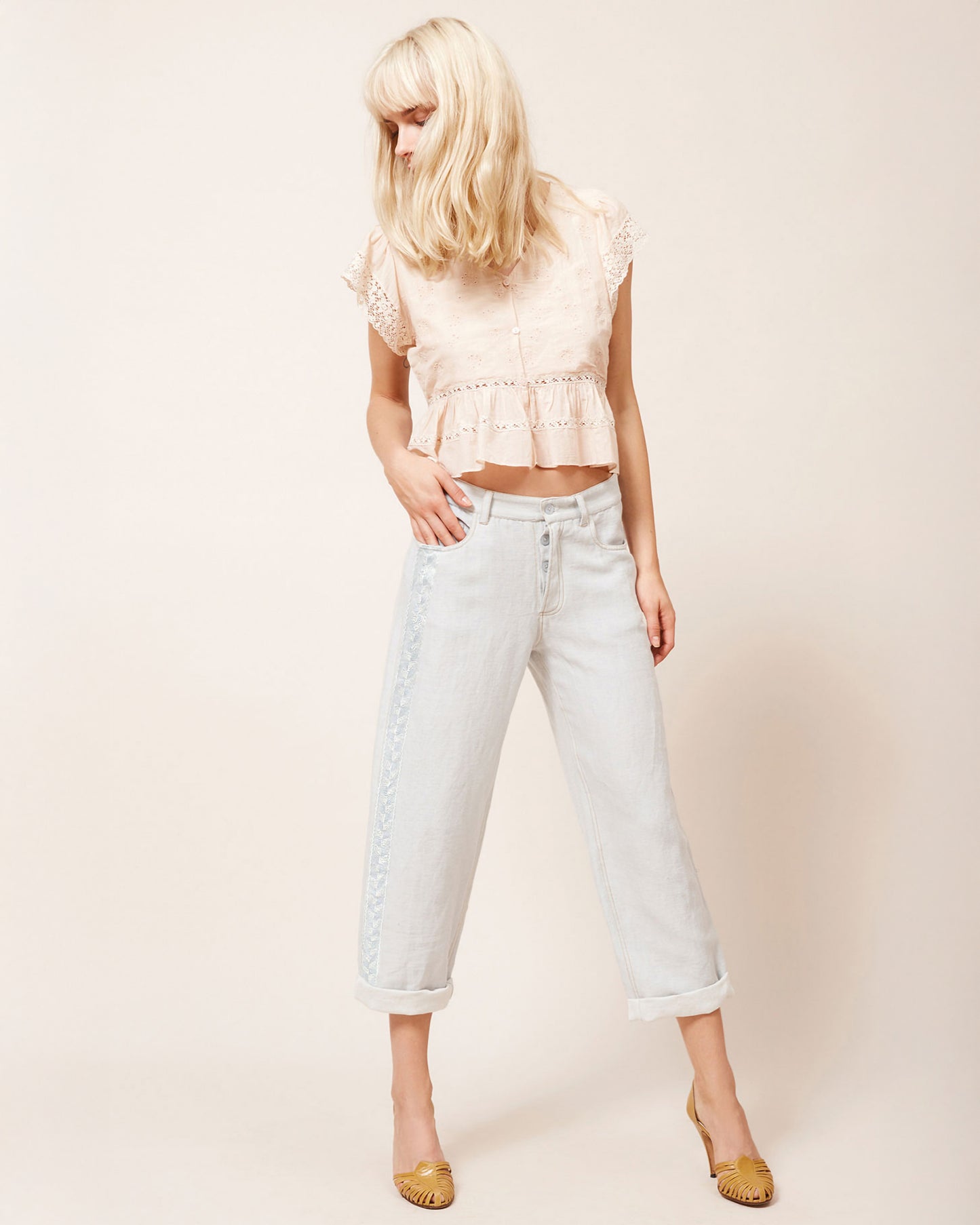 Eagle Eye Pants - Sky Blue