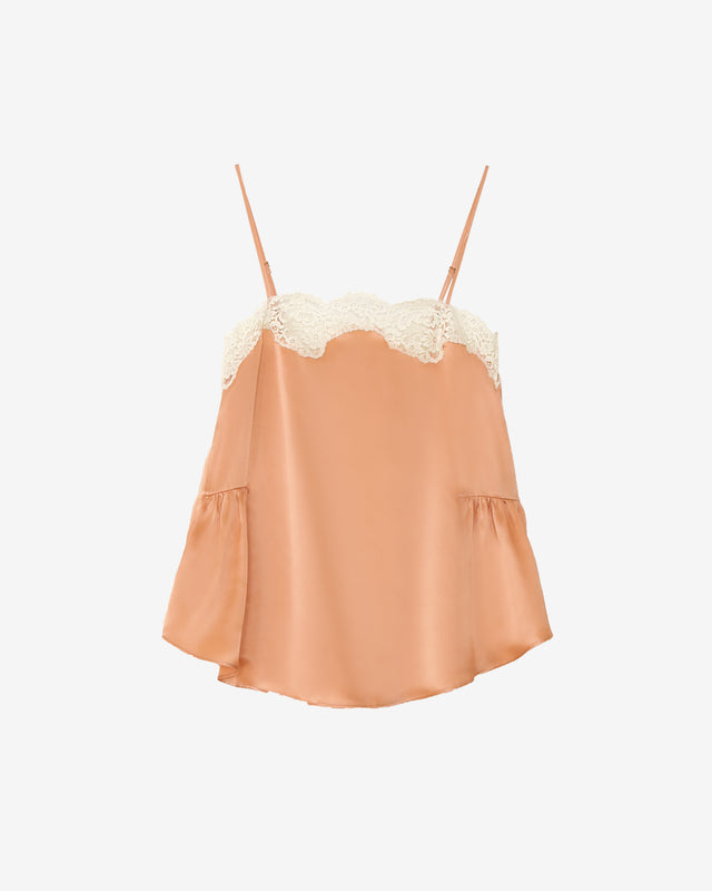 Waffle Top - Peach - Image 1