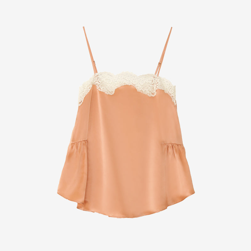 Waffle Top - Peach