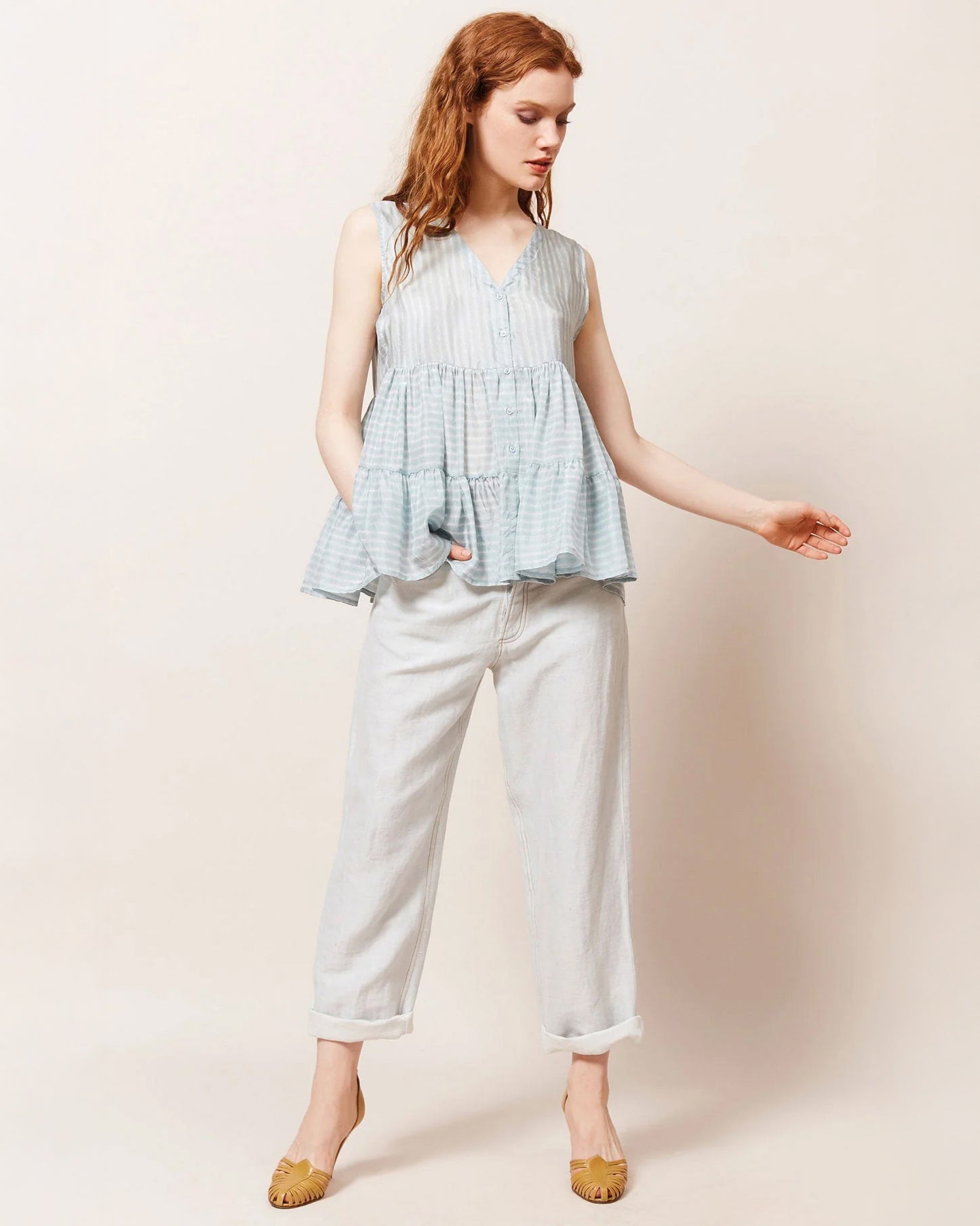 Jodha Top - Blue