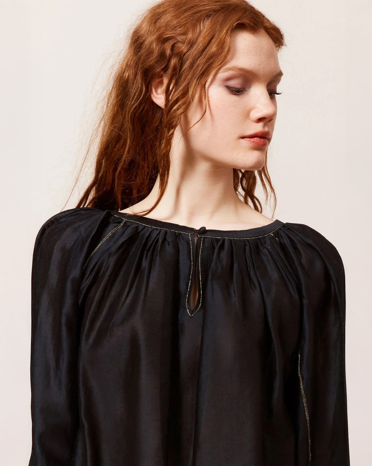 Evening Primrose Blouse - Black - Image 2