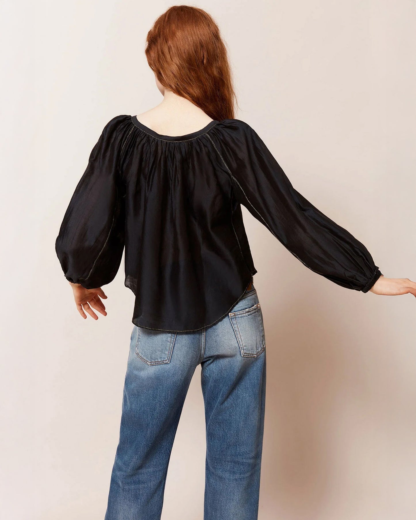 Evening Primrose Blouse - Black