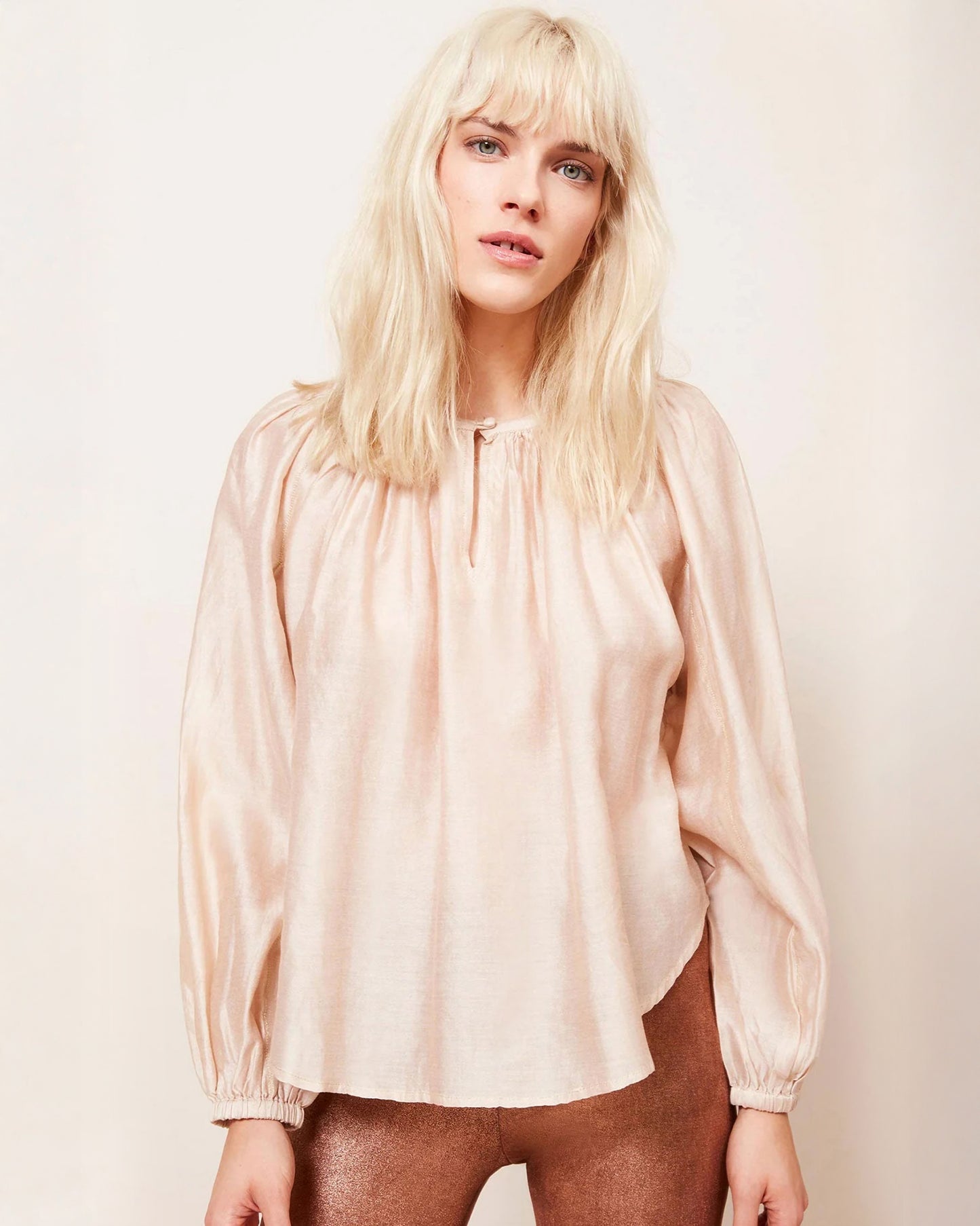 Evening Primrose Blouse - Nude