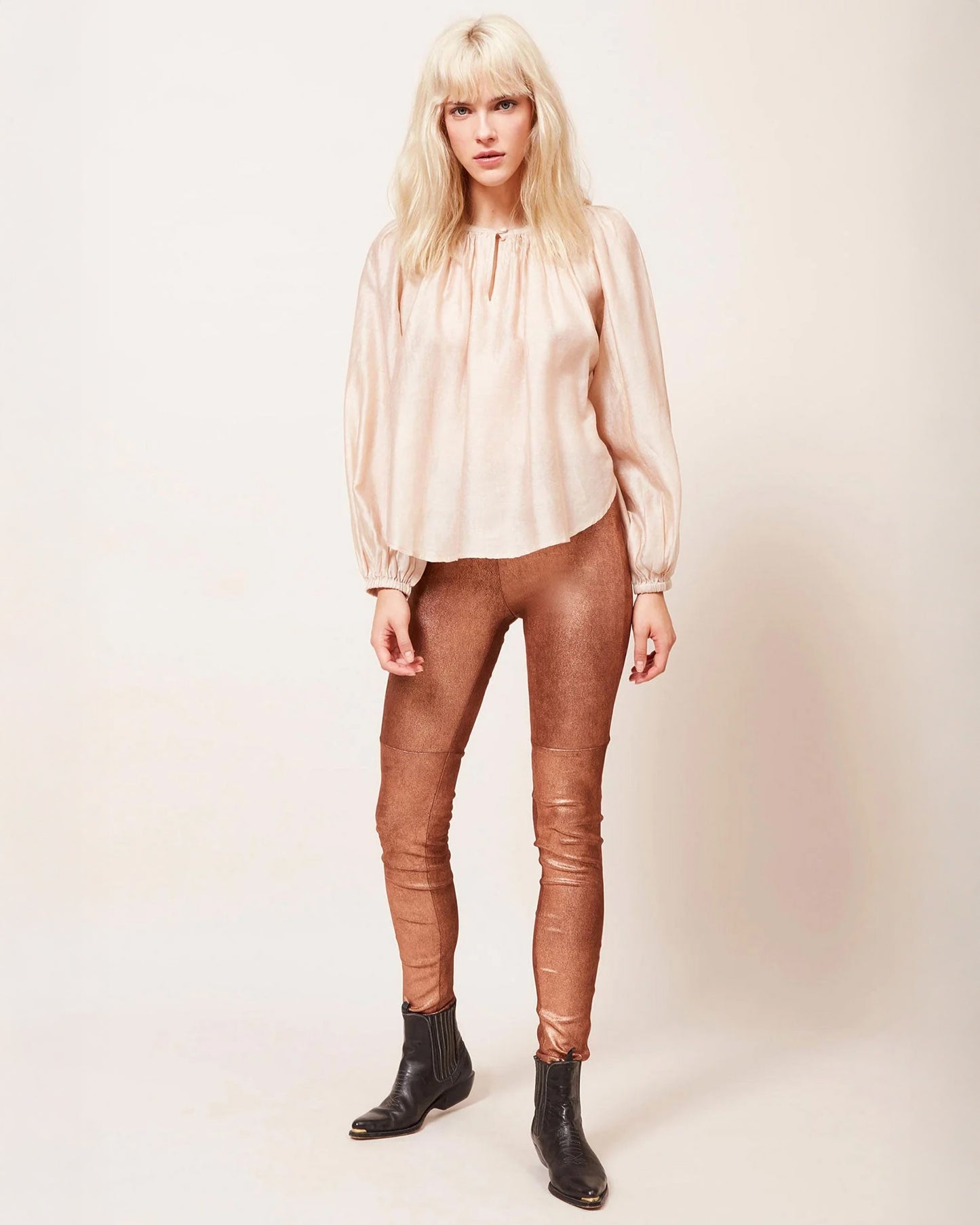 Evening Primrose Blouse - Nude