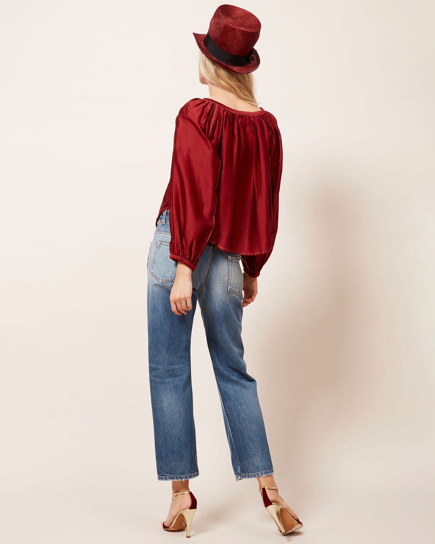 Evening Primrose Blouse - Red