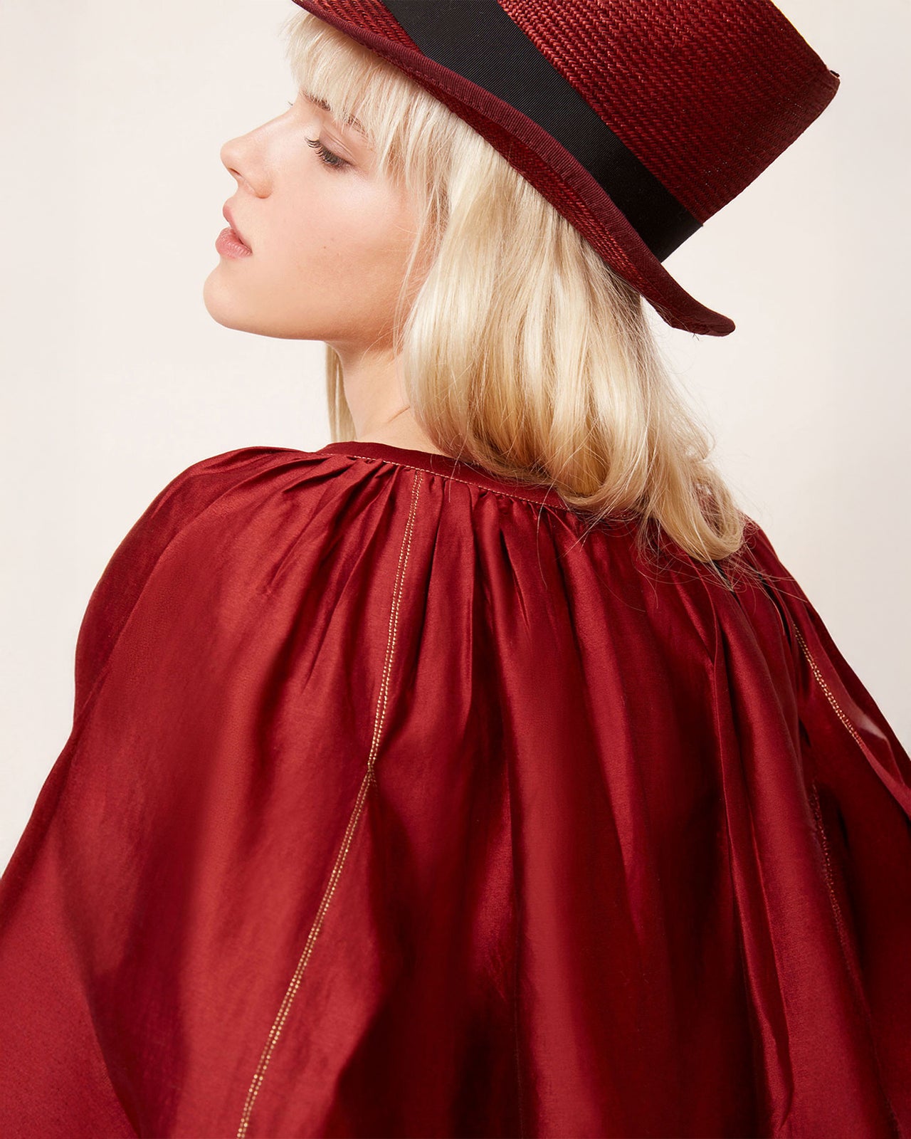 Evening Primrose Blouse - Red - Image 3