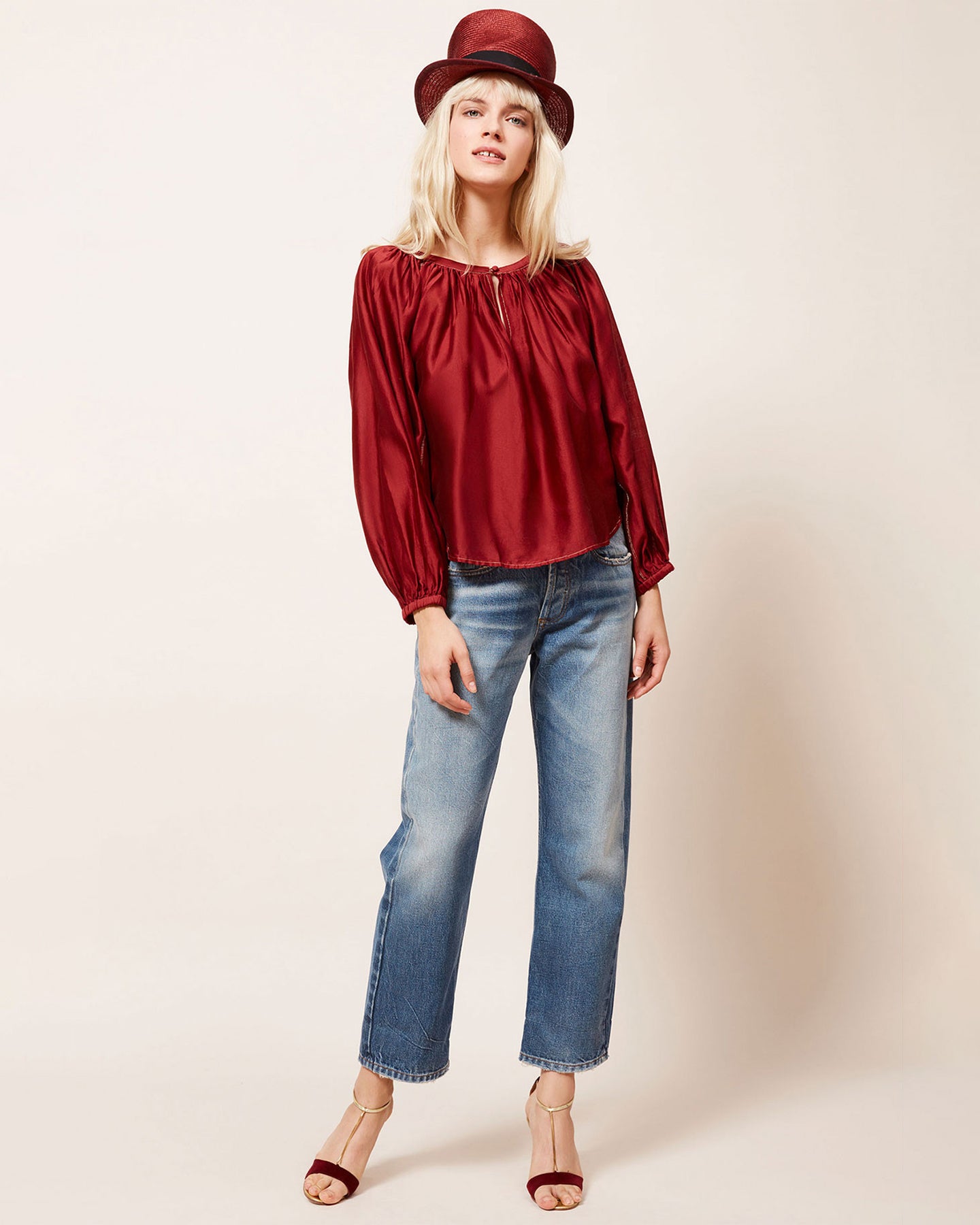 Evening Primrose Blouse - Red