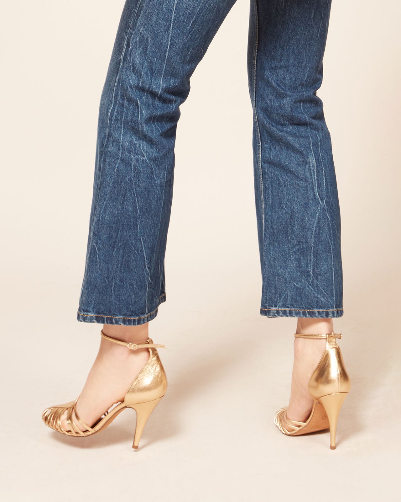 Venitiennes Heels - Gold - Image 4