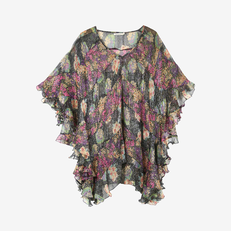 Flamenco Blouse - Purple