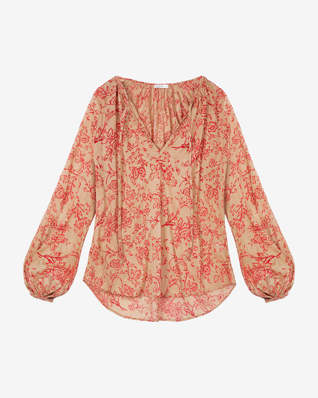 Blouse Josette - Pêche - Dernière image