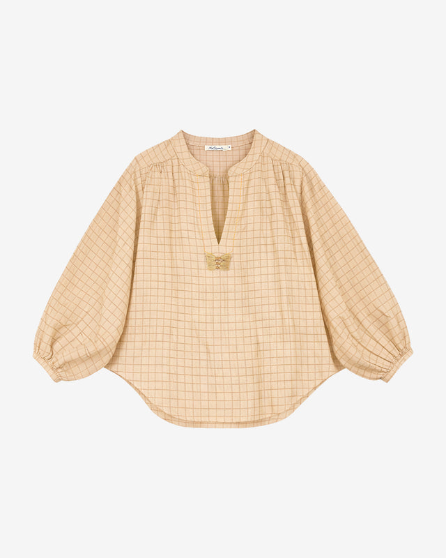 Miccelli Blouse - Sand - Image 1