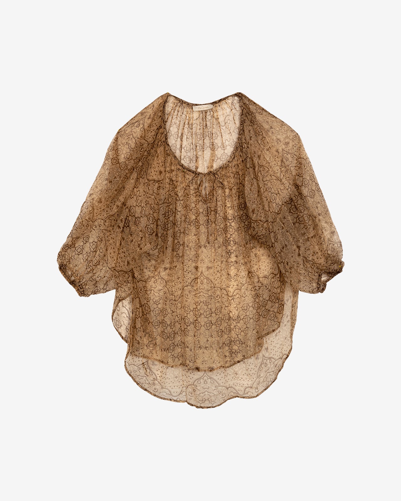 Blouse Corbusier - Marron Olive - Image 1