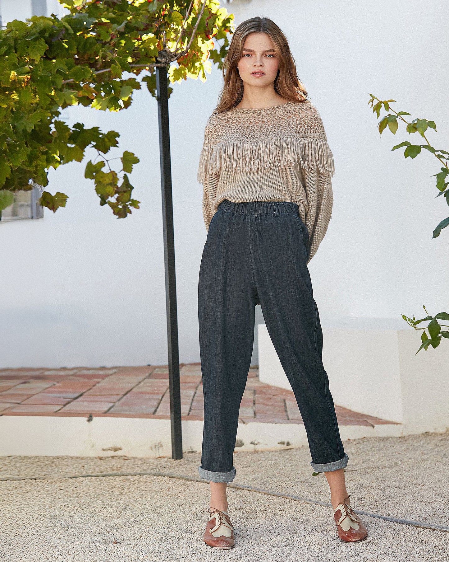 Gaucho Pants - Denim