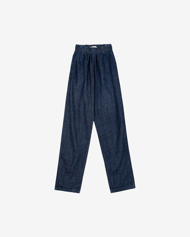 Pantalon Gaucho - Denim - Dernière image