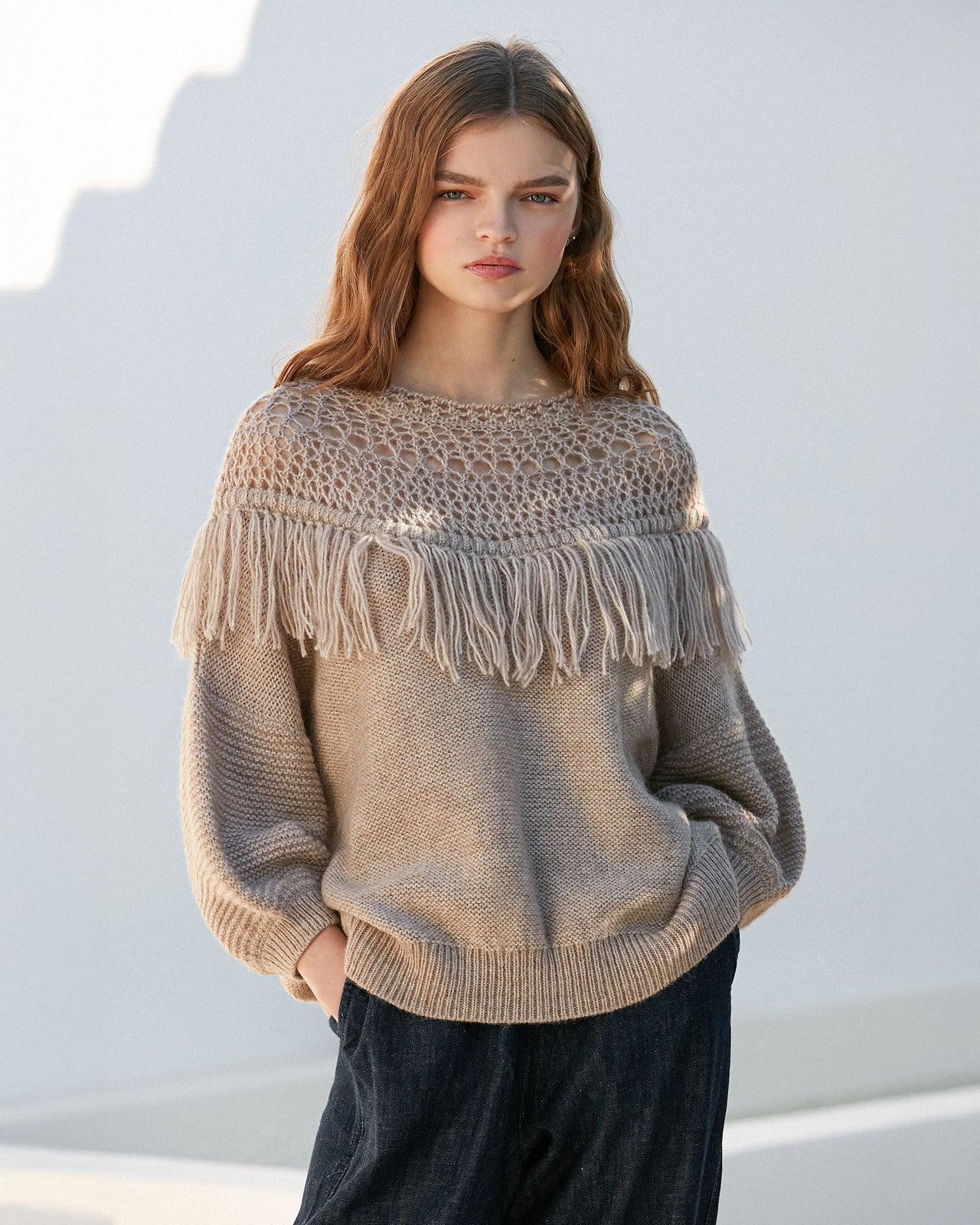 Pull Pachamama - Écru - Image 1