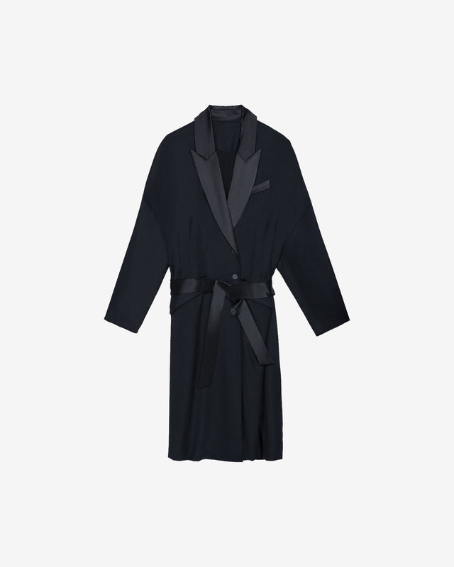 Manteau Dietrich - Noir - Dernière image