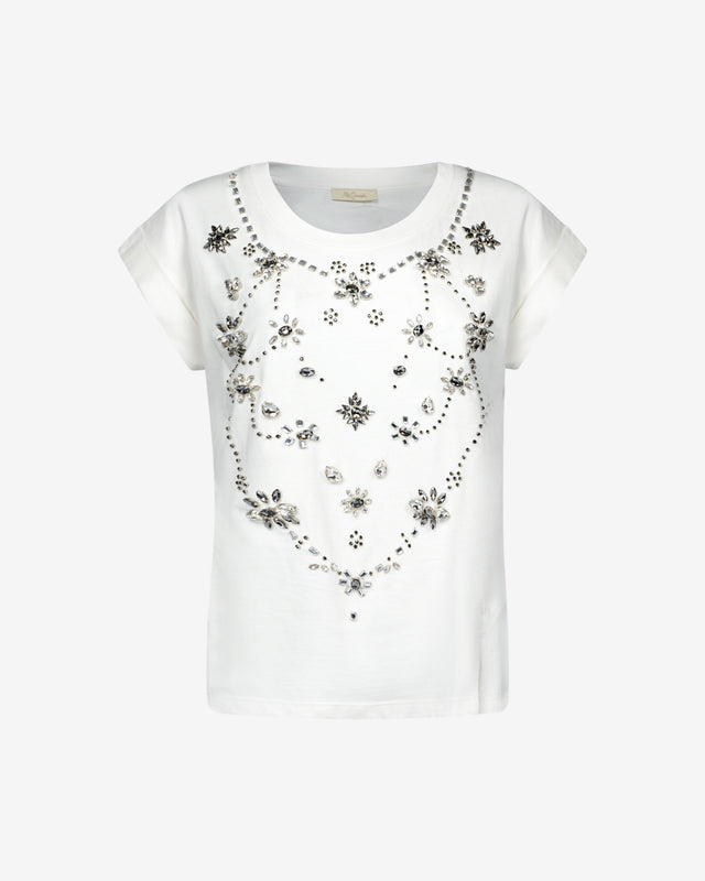 T-Shirt Mani - Blanc - Dernière image