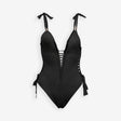 Selly Swimsuit - CharCharcoal
