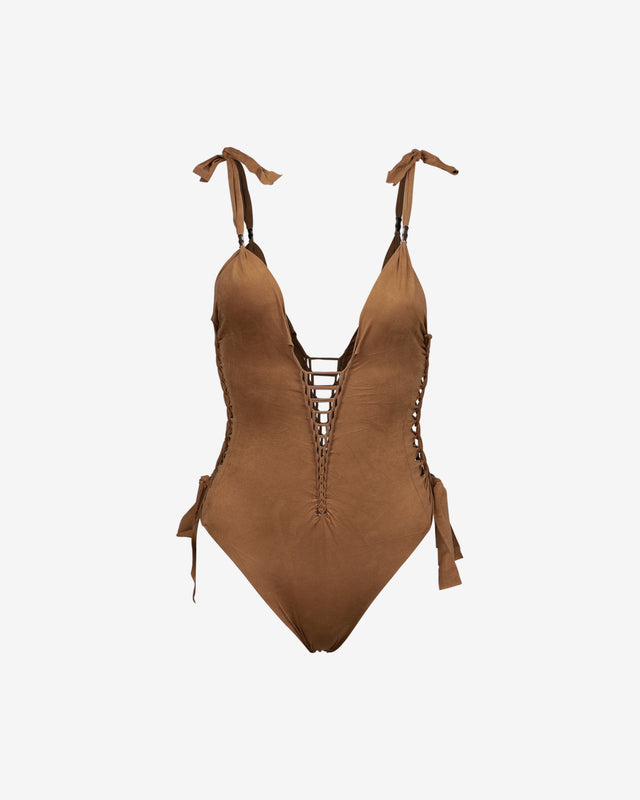Maillot De Bain Selly - Marron - Dernière image