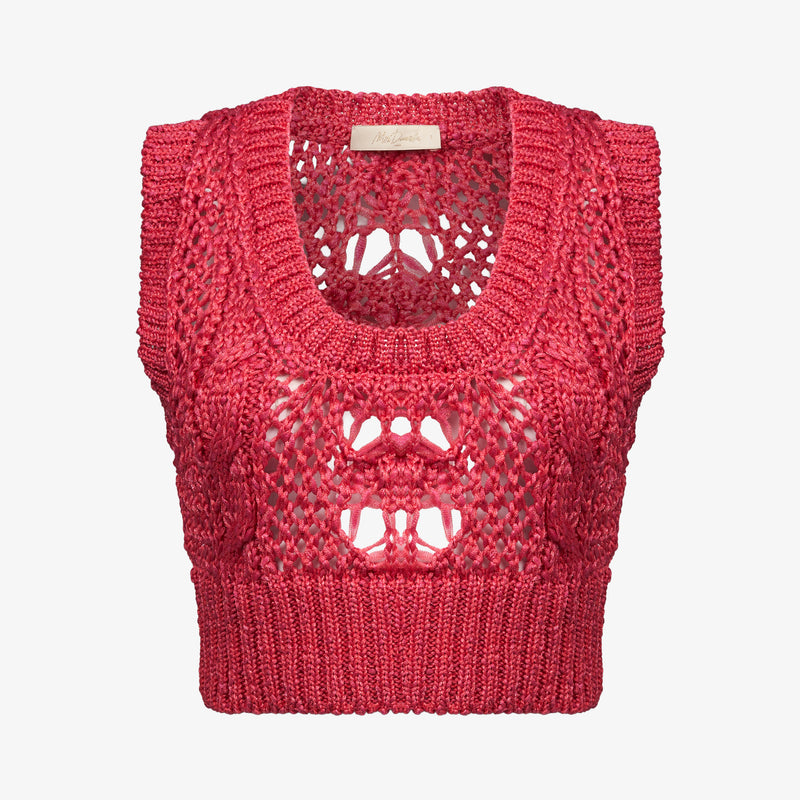 Beanieritta Top - Red