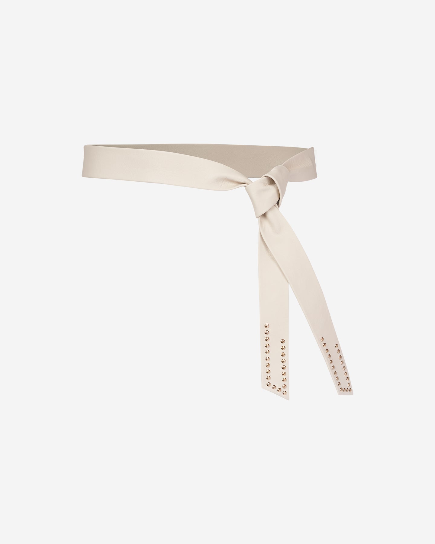 Cravate en cuir blanche - Accessoires Mes Demoiselles