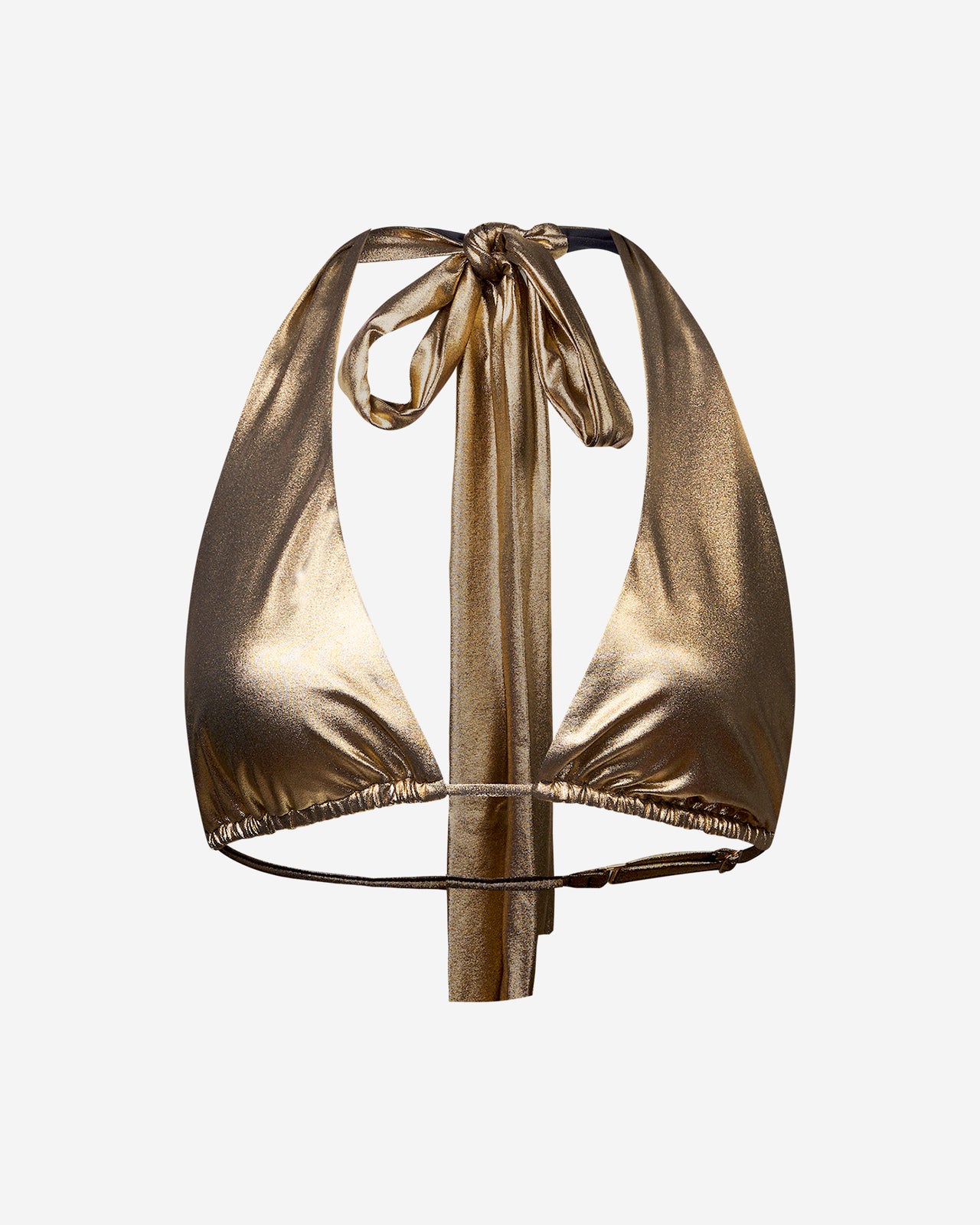 Maillot De Bain Eden - Bronze : Haut de bain triangle emboîtant bronze Mes Demoiselles - Image 6