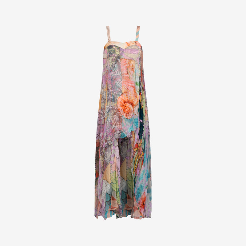 Robe Satine - Lilas