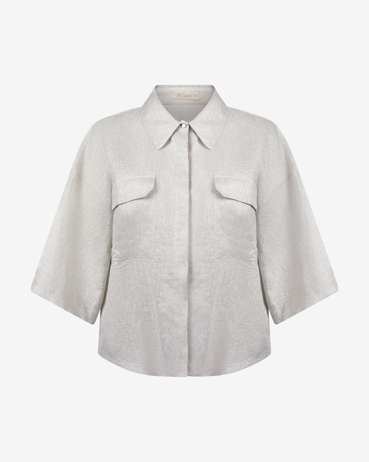 Sybil Blouse - Silver - Image 1