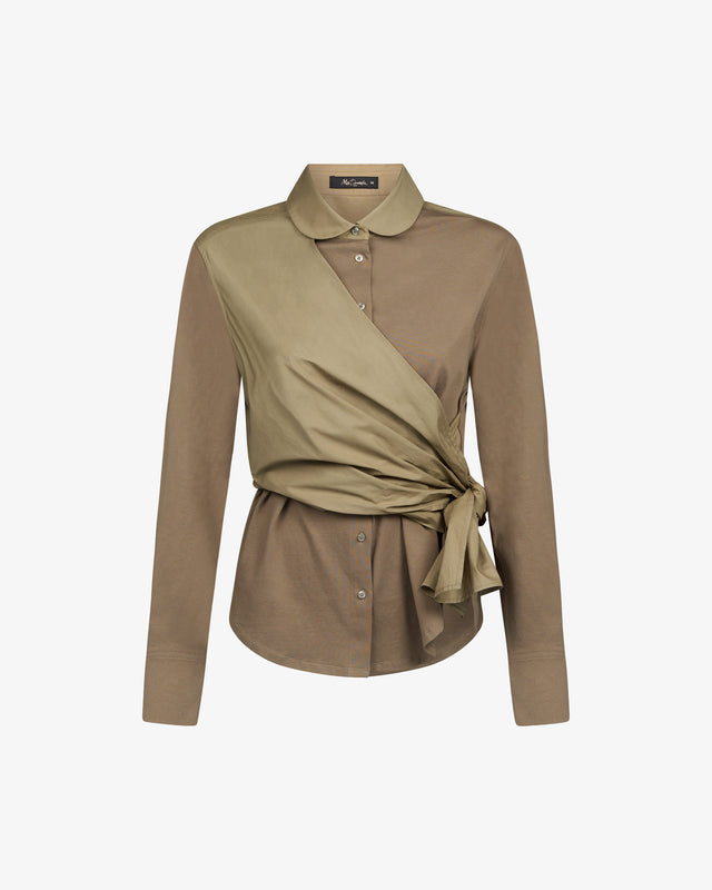 Purple Shirt - Khaki - Image 1