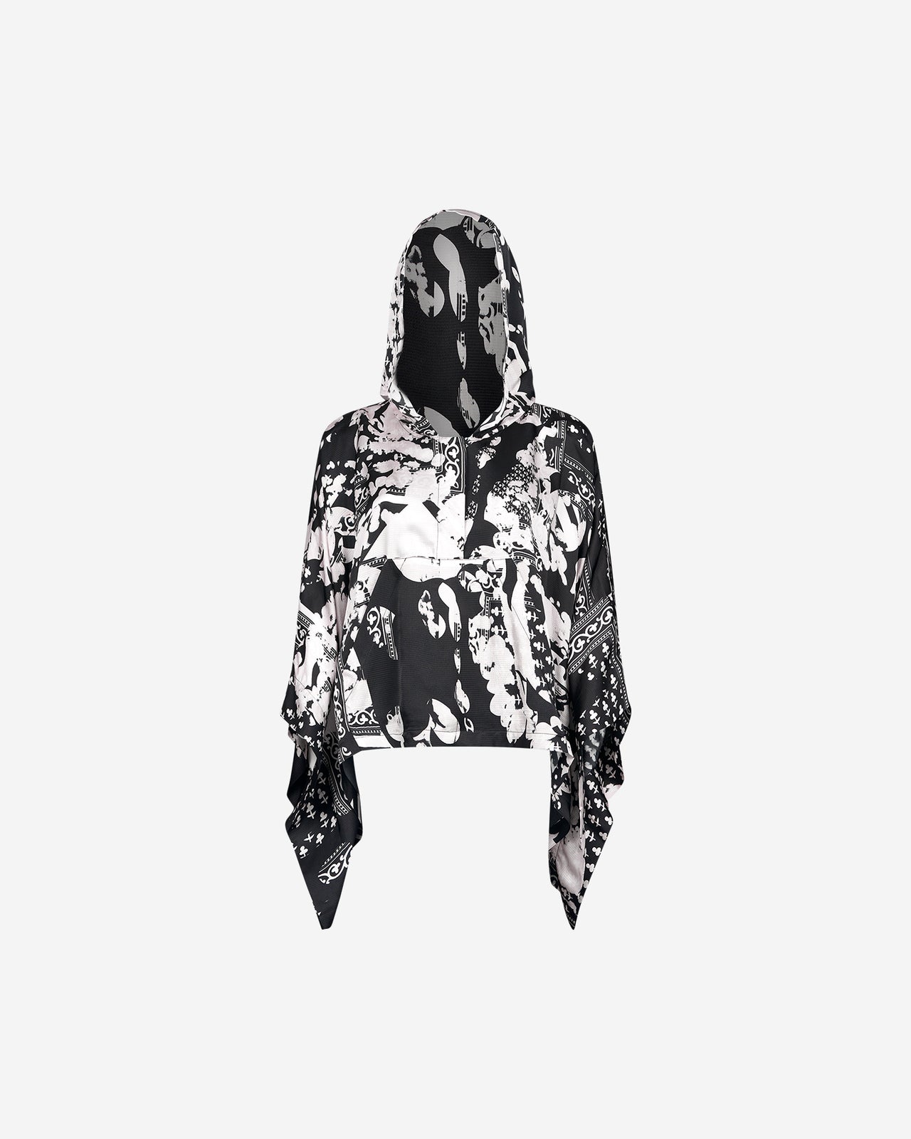 Sweat Waddine - Noir : Pull en viscose tramée noir et écru Mes Demoiselles - Image 7