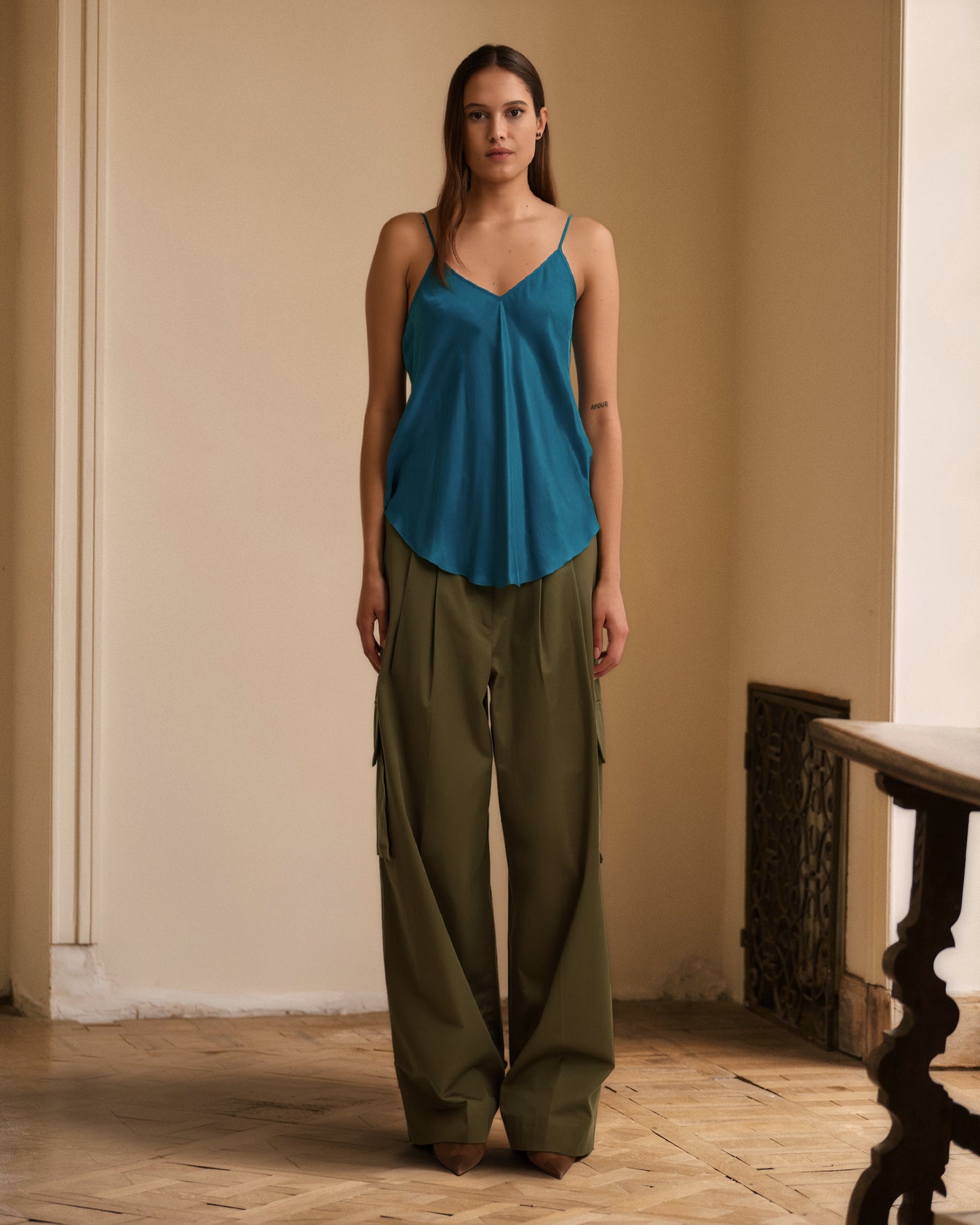 Majoris Top - Turquoise