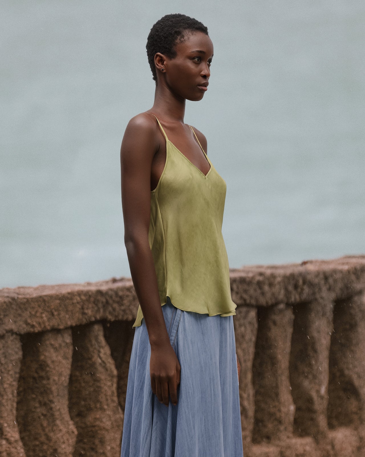 Opaline Top - Khaki Olive - Image 3