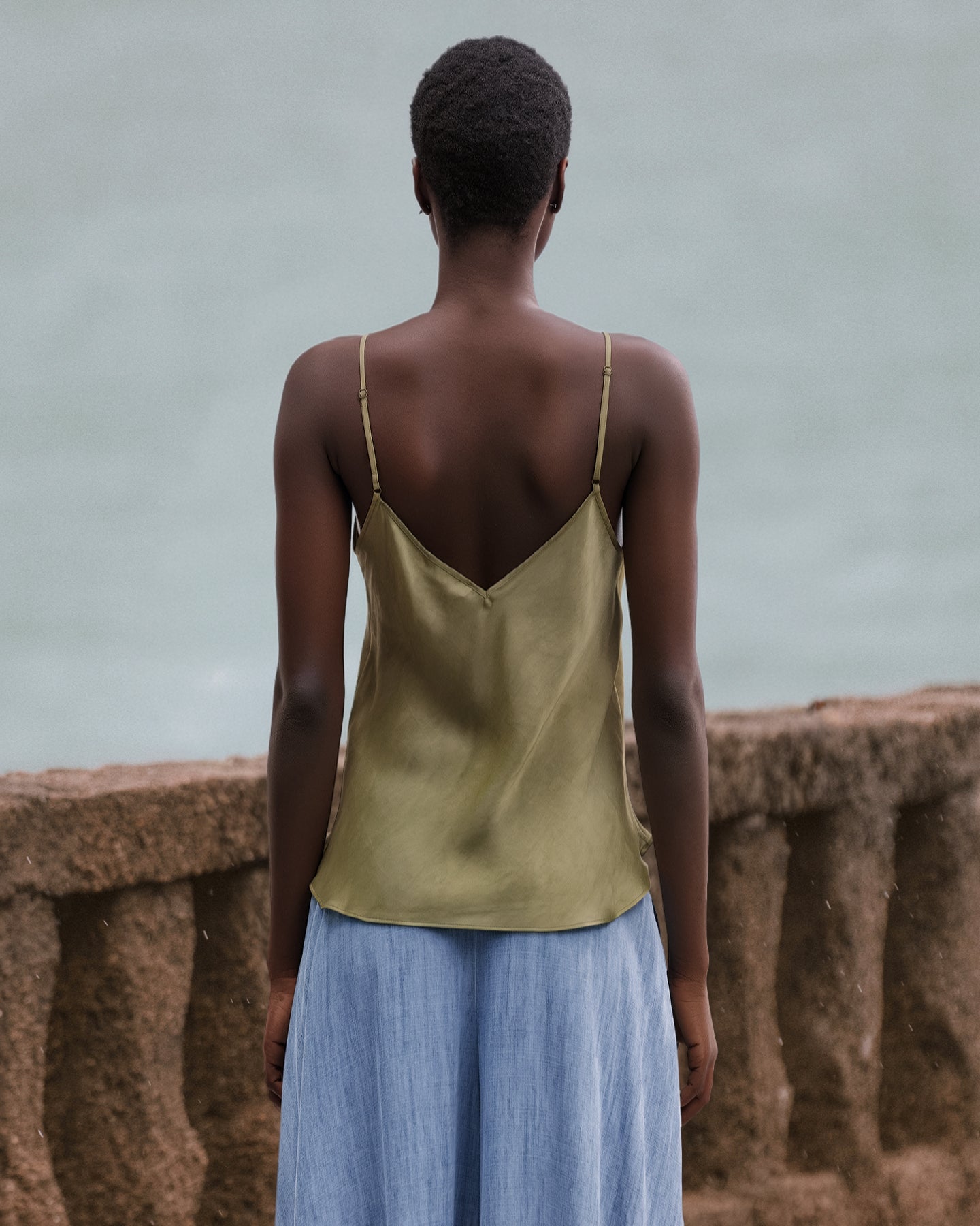 Opaline Top - Khaki Olive