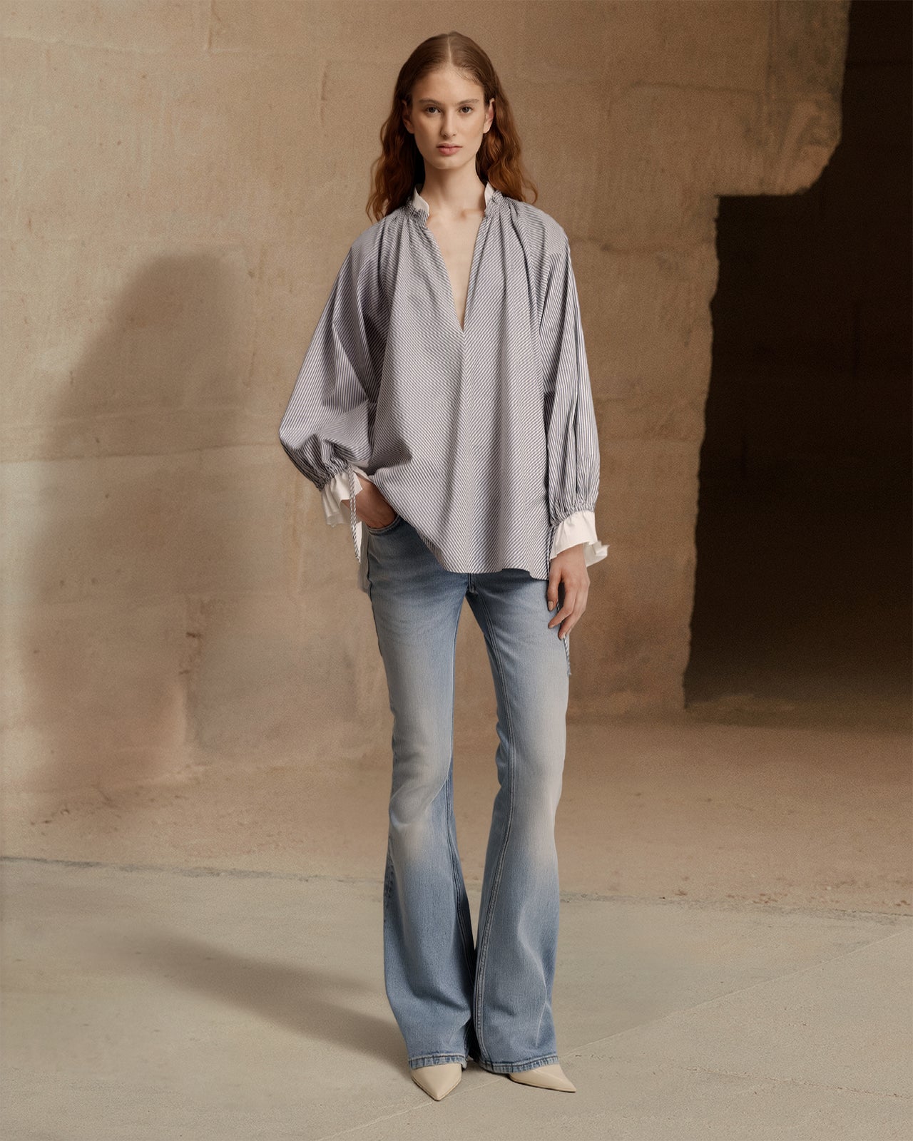 Blouse Wally - Gris - Image 1